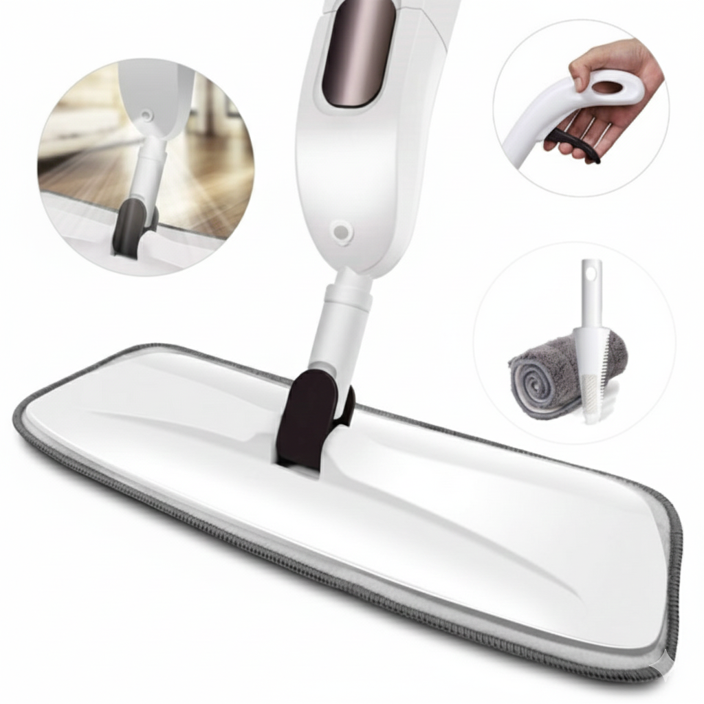 Mopa rectangular con spray